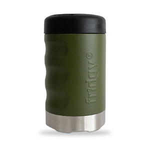 Fridgy 375ml Grip Series Can Cooler in Commando Green