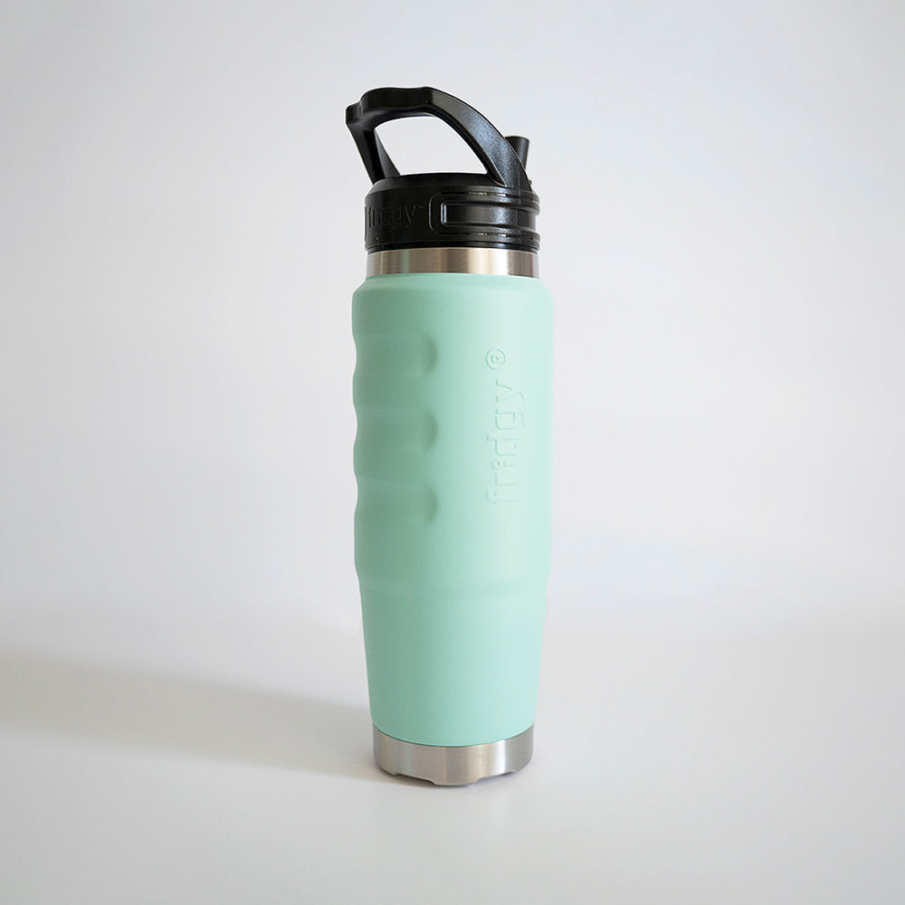 Fridgy Pastel Cool Mint 750ml Cruise Range Bottle – Triple-wall insulated stainless steel drink bottle with a sleek, travel-friendly design for hot and cold drinks.