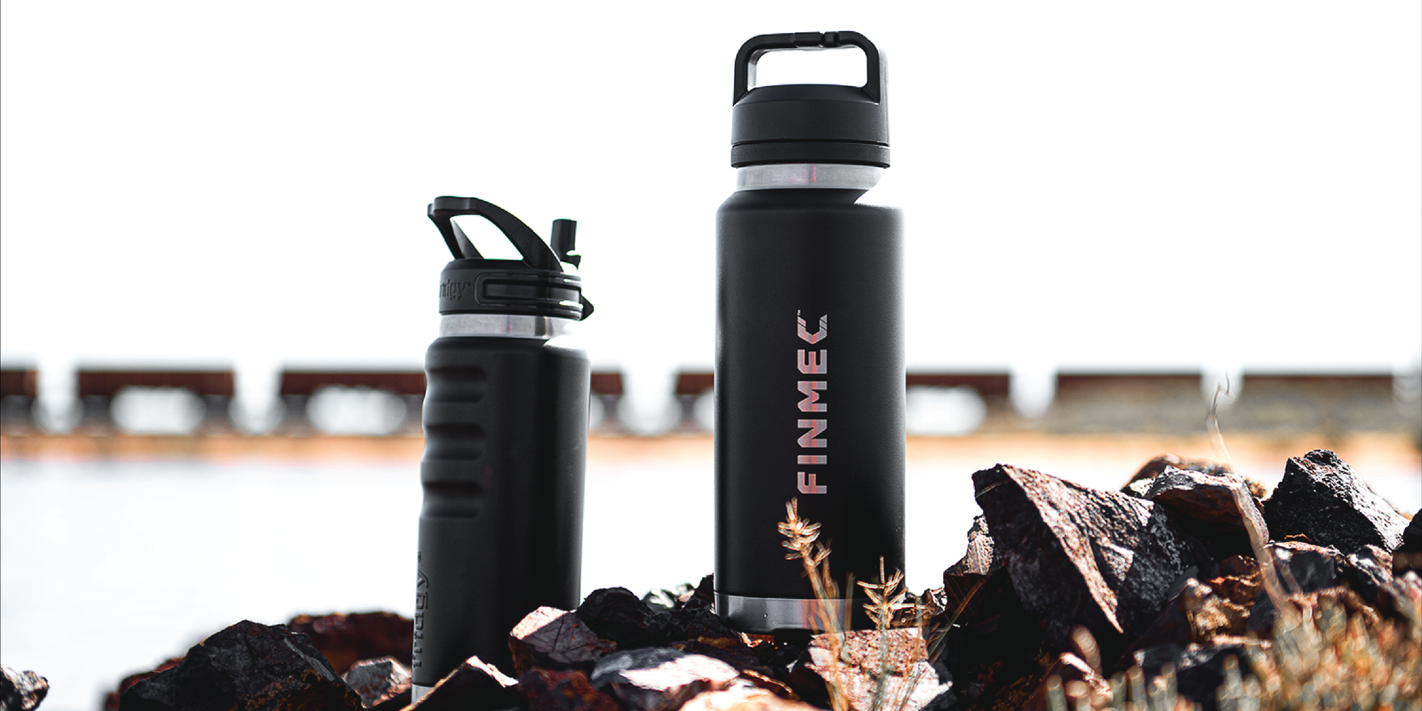 Fridgy bottle with a company logo, custom branded drinkware