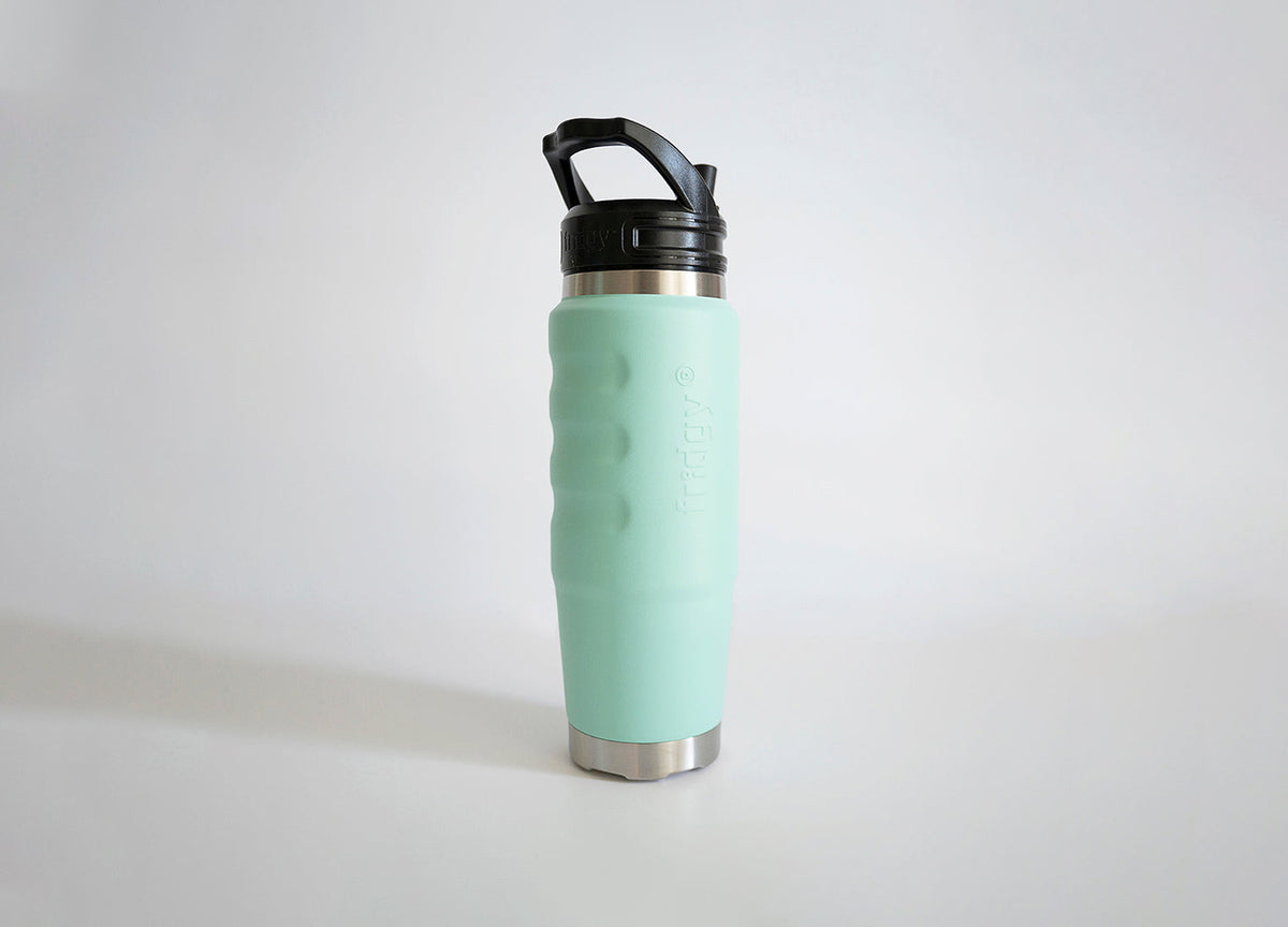 Fridgy 750ml Cruise Range Bottle in Pastel Cool Mint – Triple-wall insulated stainless steel drink bottle with a sleek, travel-friendly design.