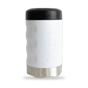 Fridgy 375ml Grip Series Can Cooler in Arctic White