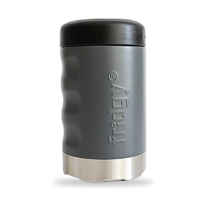 Fridgy 375ml Grip Series Can Cooler in Stormy Grey