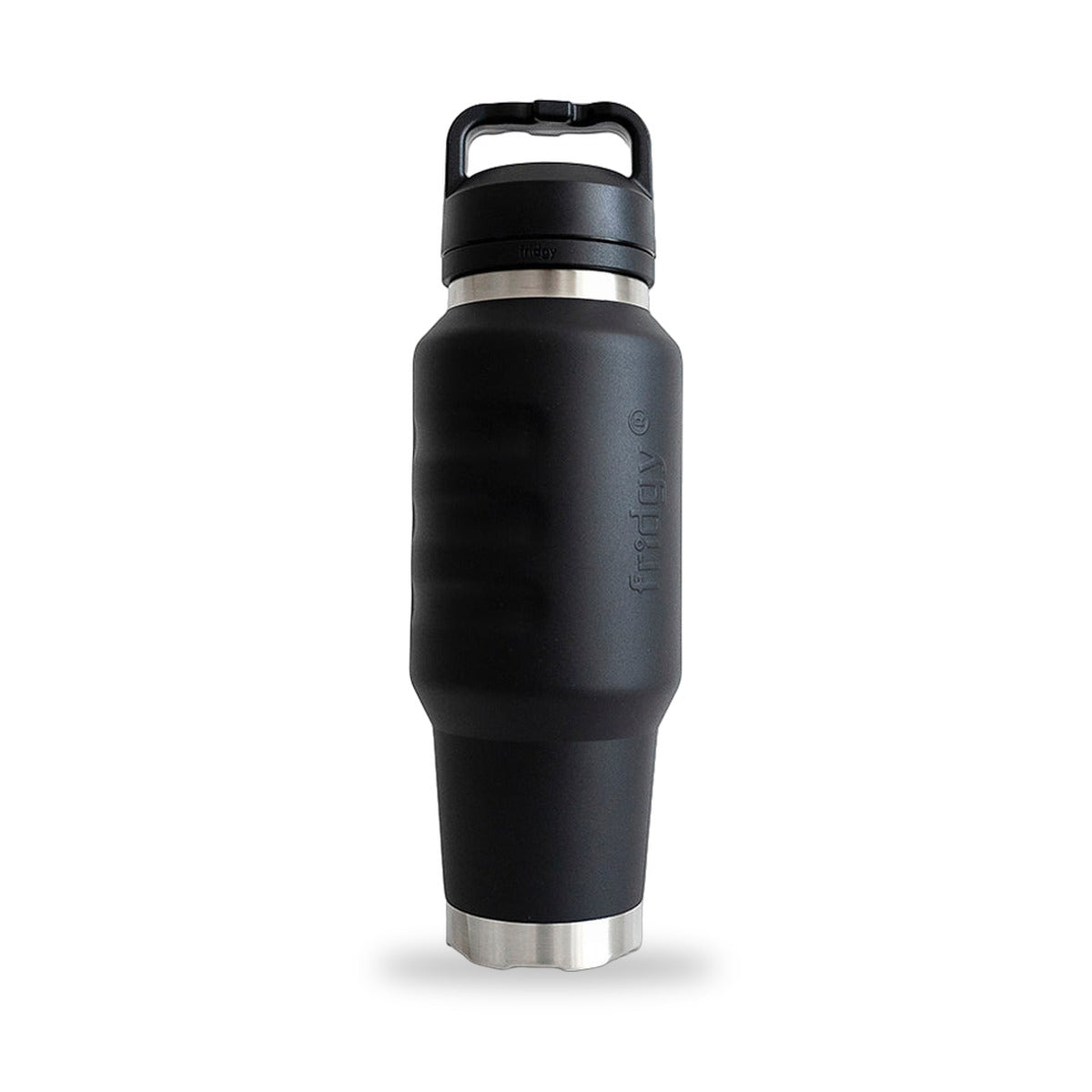 Fridgy Cruise Range 1L insulated water bottle in Dark Hour Black