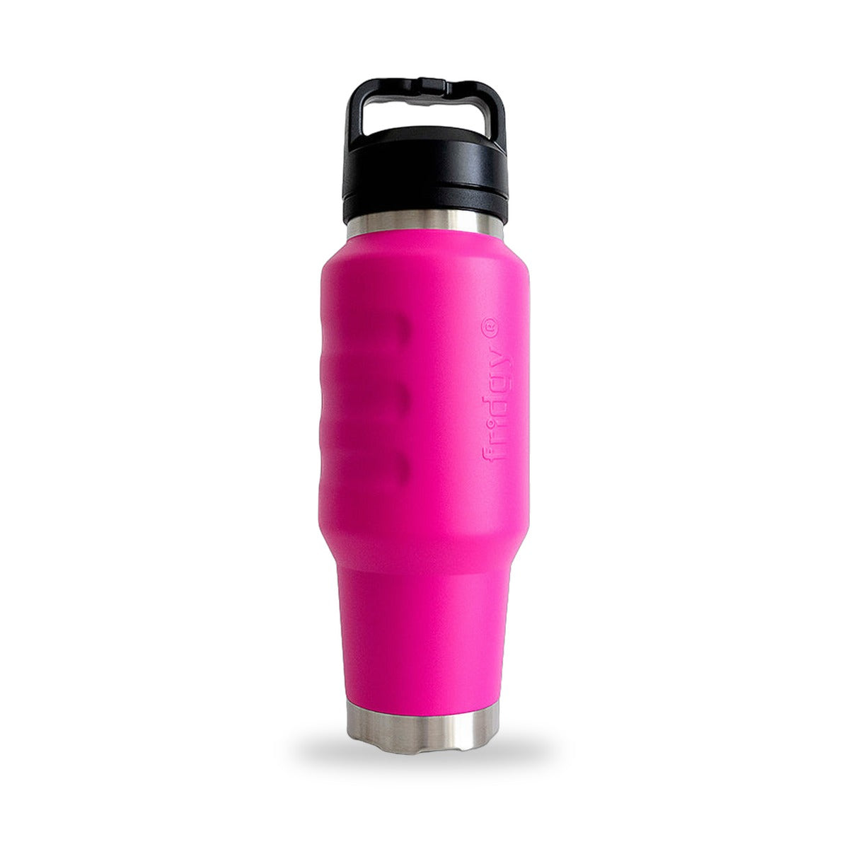 Fridgy Cruise Range 1L insulated water bottle in Fiery Rose