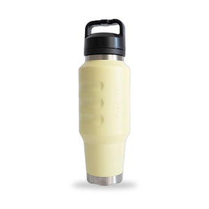Fridgy Cruise Range 1L insulated water bottle in Lemon Spritz