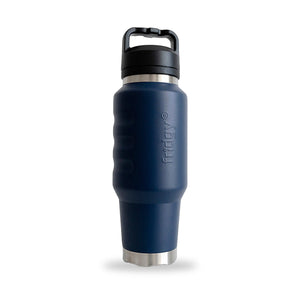 Fridgy Cruise Range 1L insulated water bottle in Navy Forge