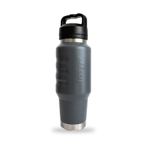 Fridgy Cruise Range 1L insulated water bottle in Stormy Grey